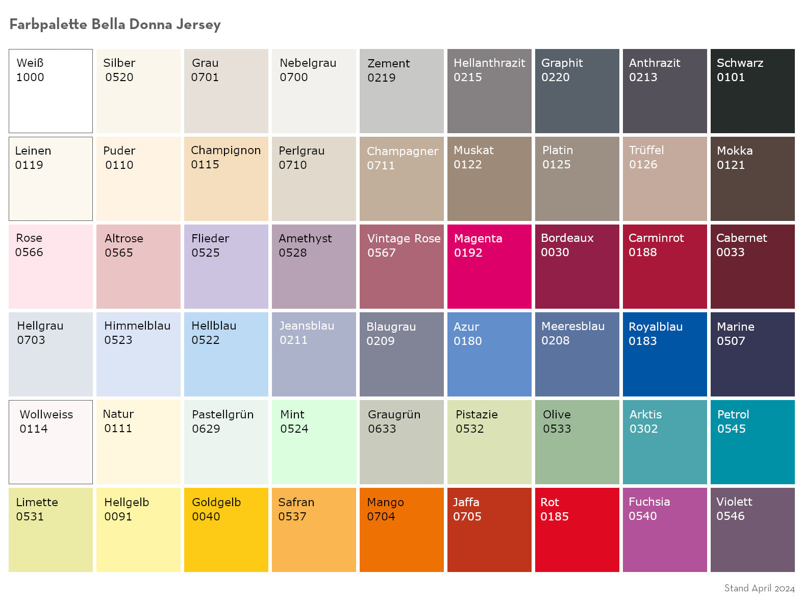 Formesse Bella Donna Jersey 70-100 x 190-220 cm