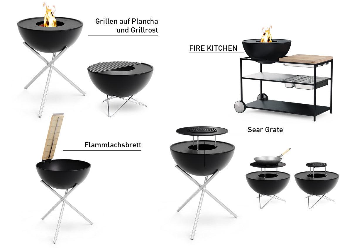 Höfats BOWL 57 Grill und Feuerschale