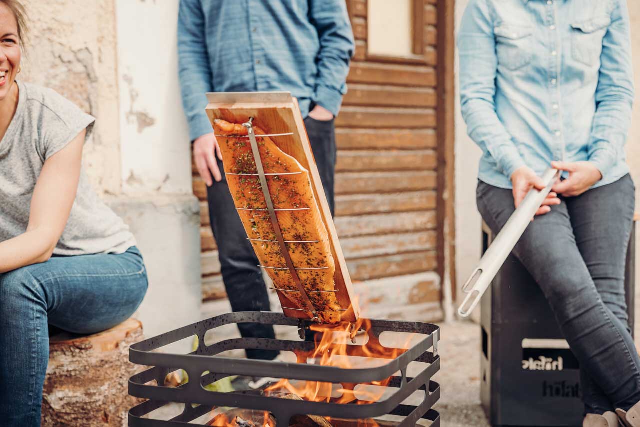 Höfats Flammlachsbrett