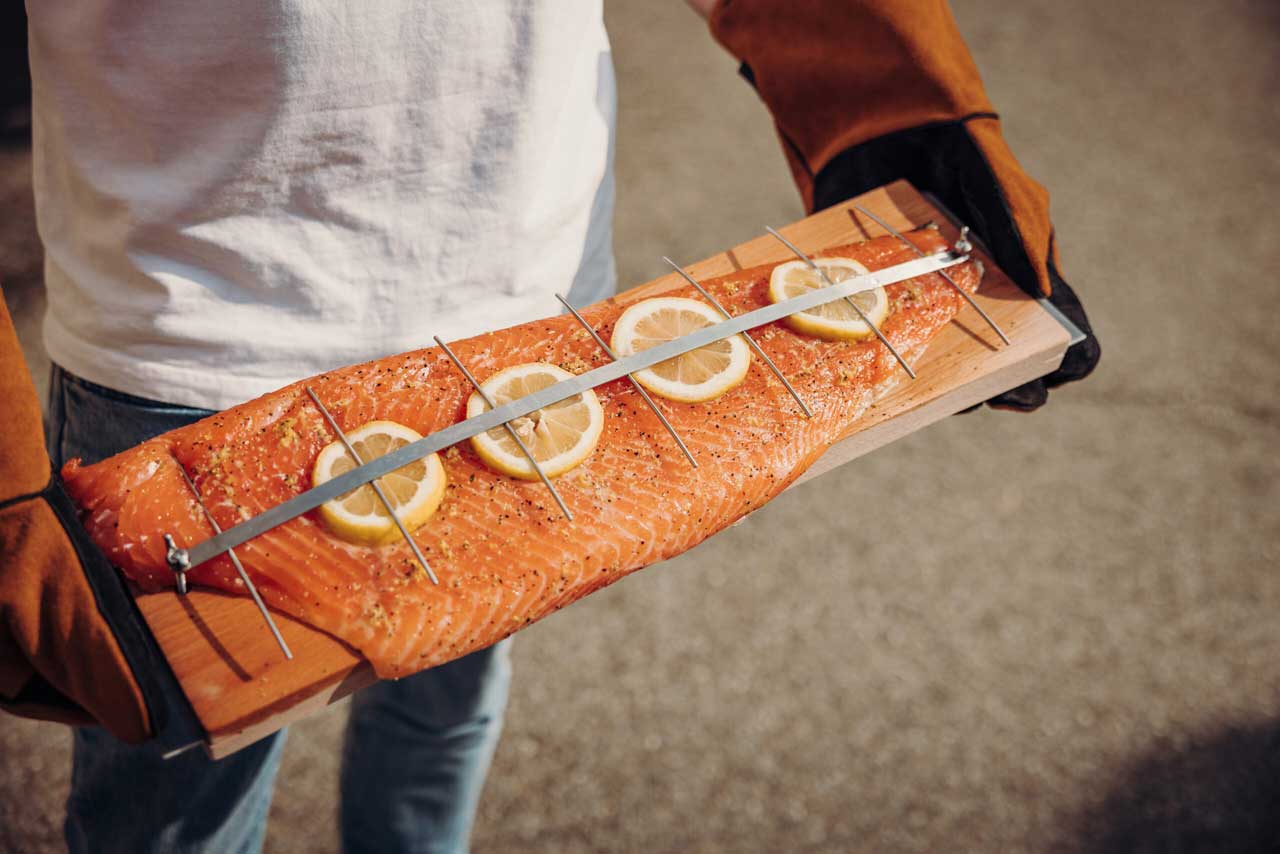 Höfats Flammlachsbrett