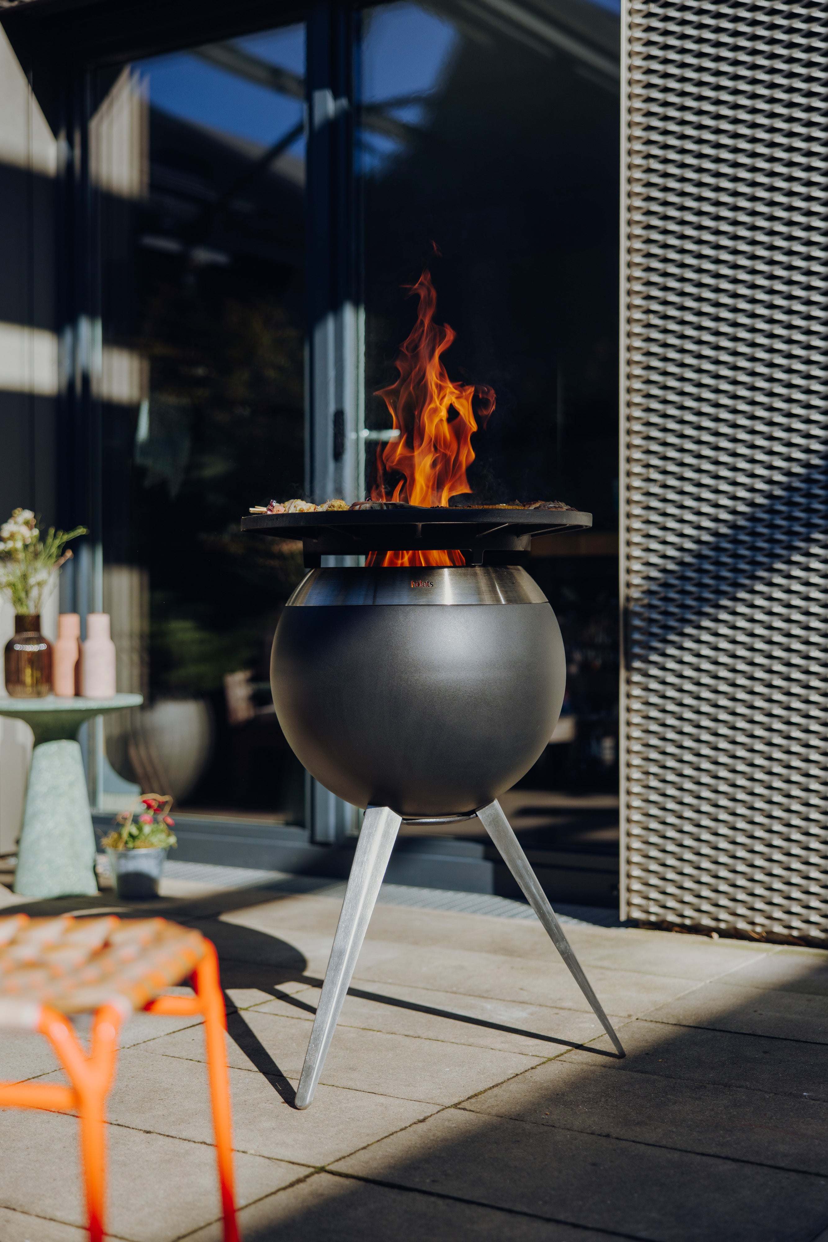 Höfats MOON 45 Plancha-Grillset hoch