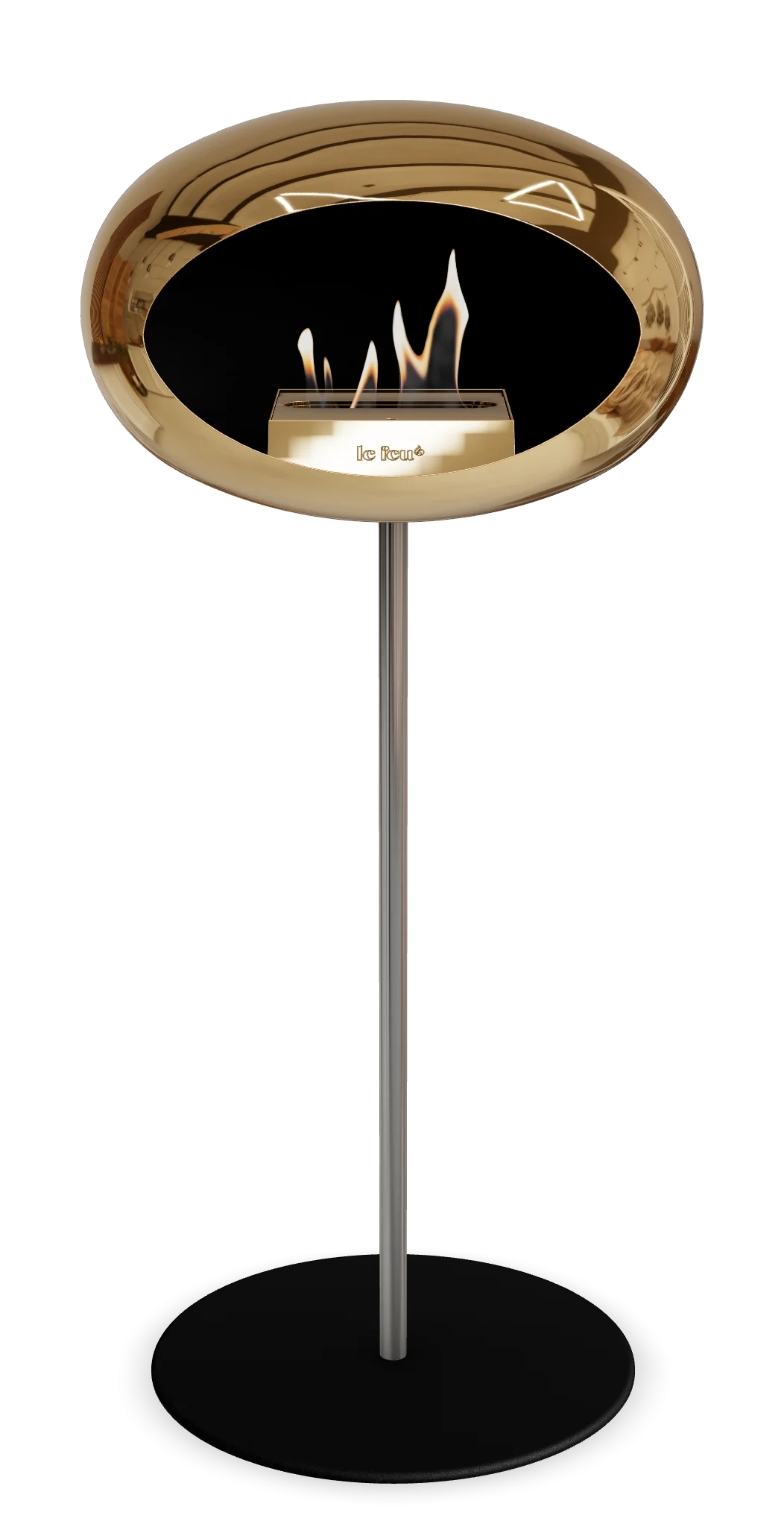 Le Feu Chromed Rose Gold Ground Steel High