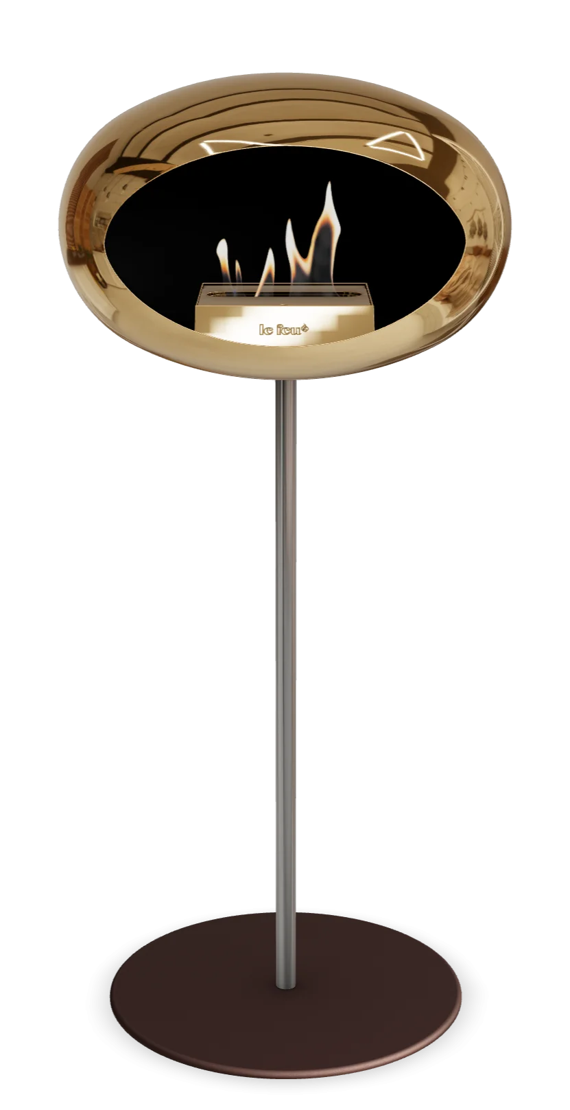 Le Feu Chromed Rose Gold Ground Steel High