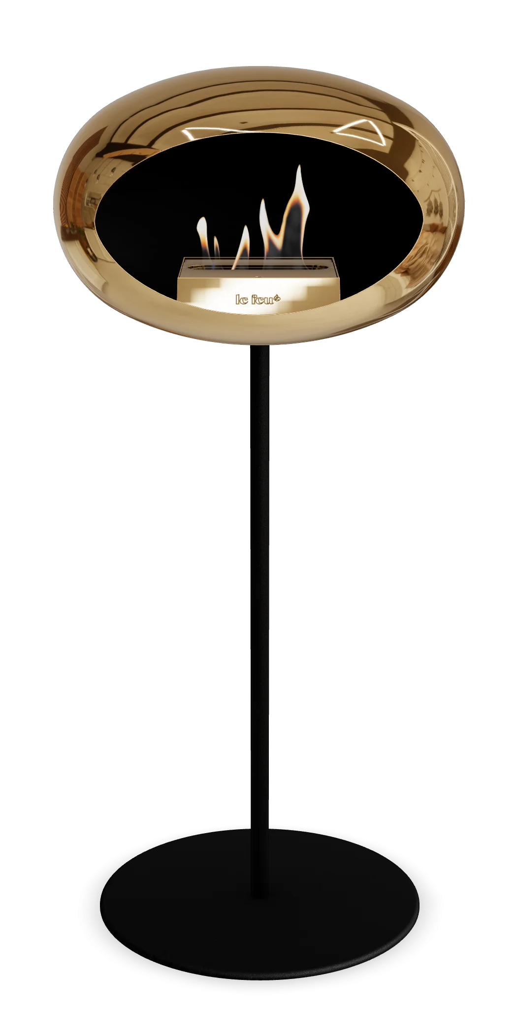 Le Feu Chromed Rose Gold Ground Steel High