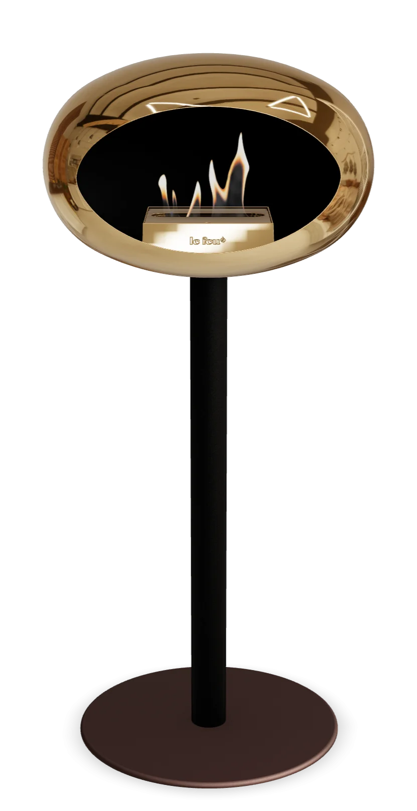 Le Feu Chromed Rose Gold Ground Steel High