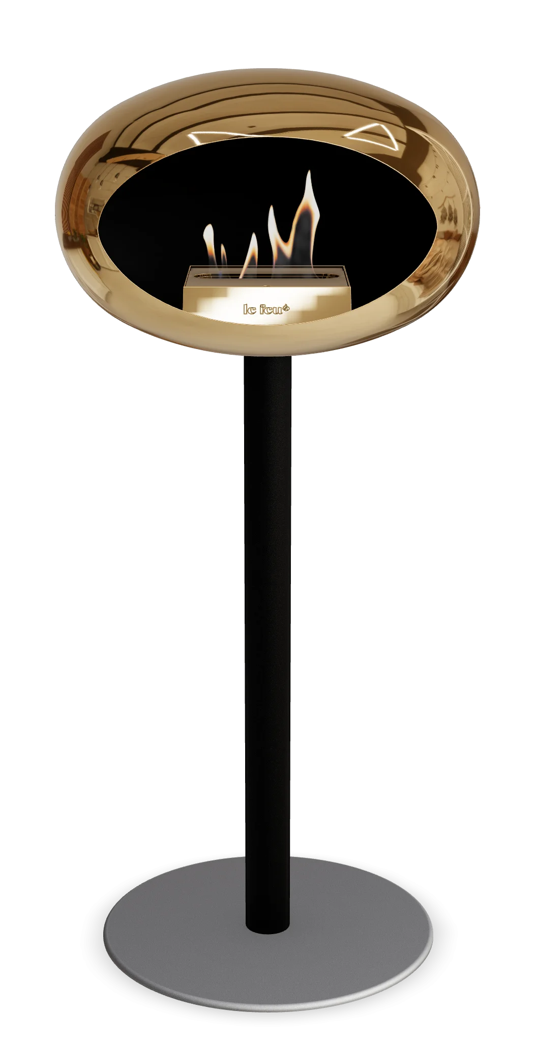 Le Feu Chromed Rose Gold Ground Steel High