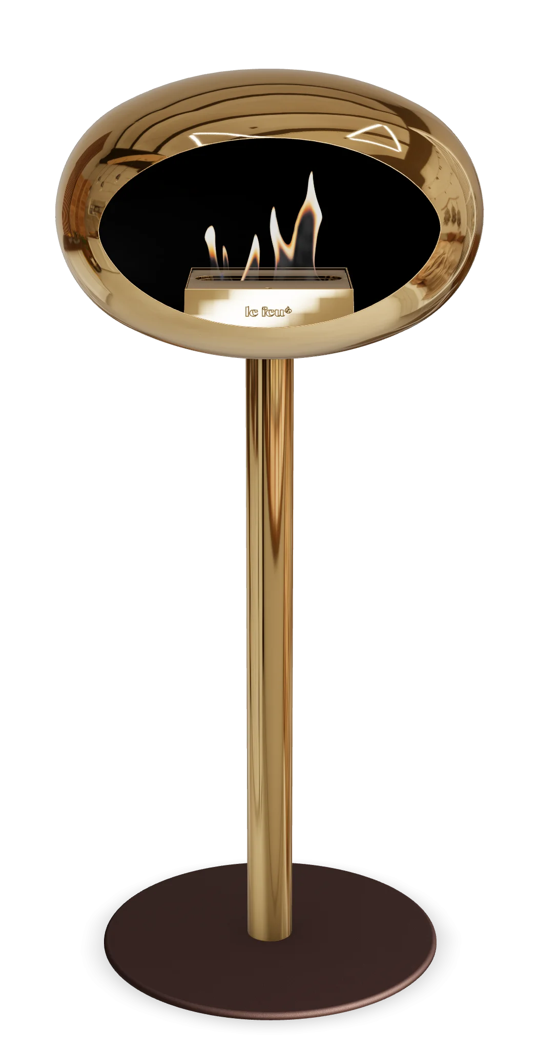 Le Feu Chromed Rose Gold Ground Steel High