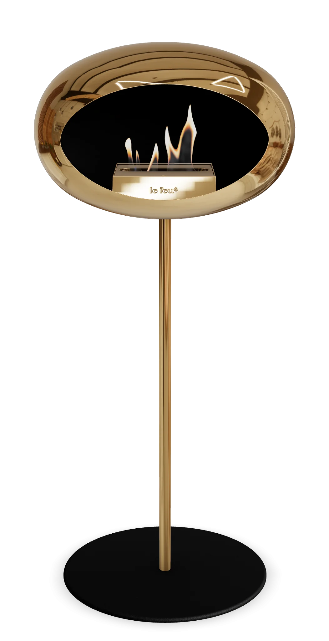 Le Feu Chromed Rose Gold Ground Steel High