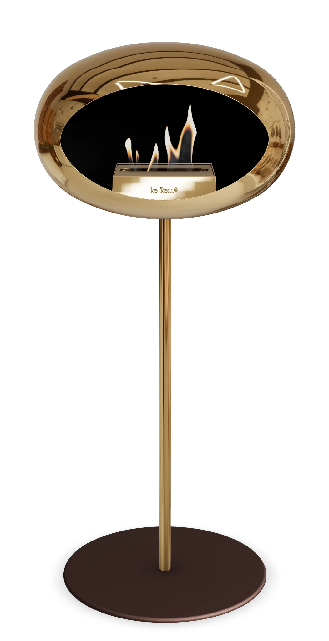 Le Feu Chromed Rose Gold Ground Steel High