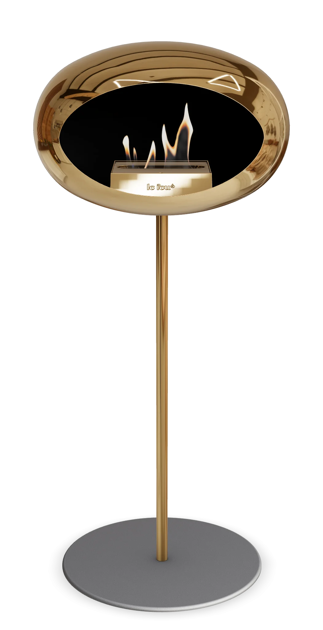 Le Feu Chromed Rose Gold Ground Steel High