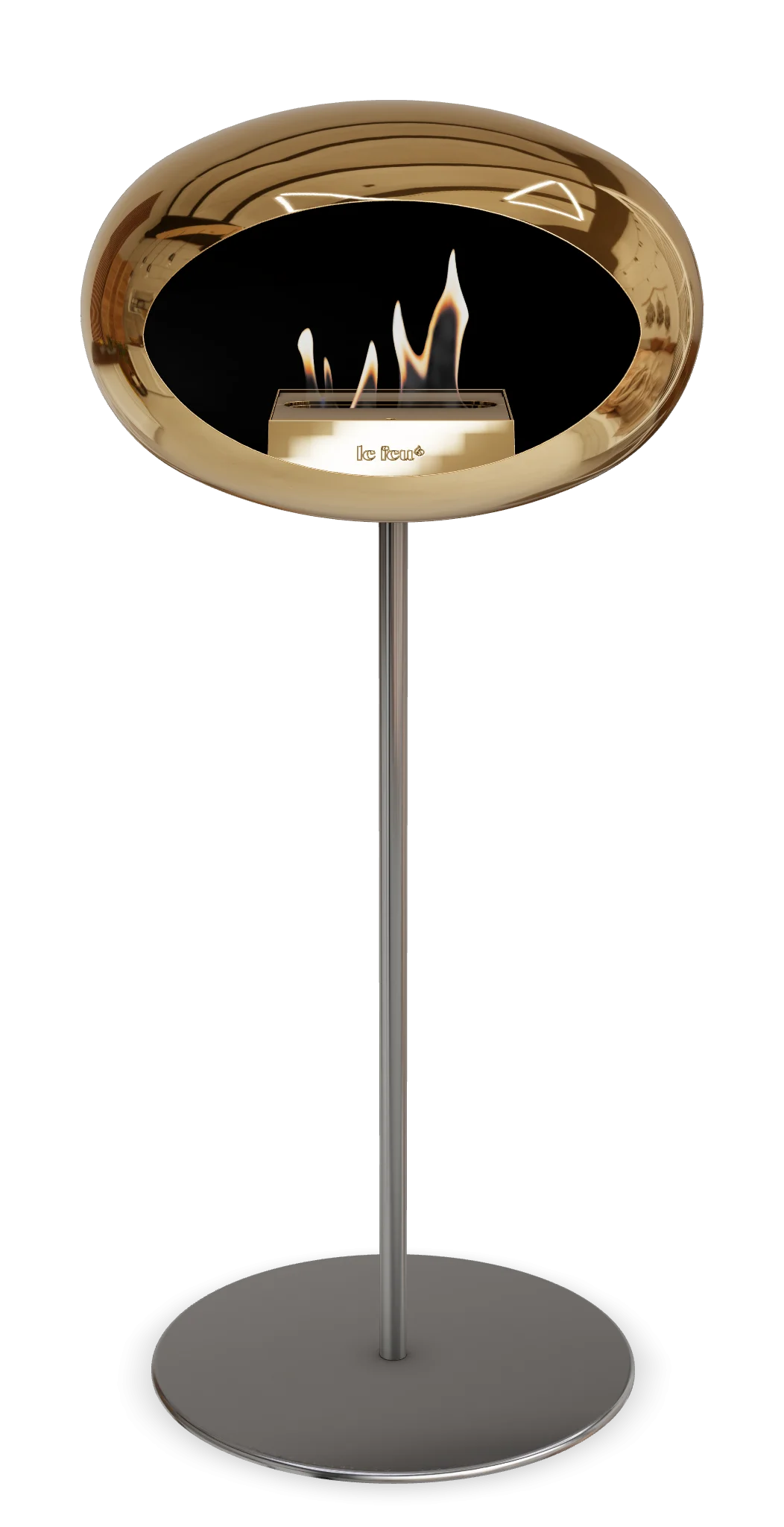 Le Feu Chromed Rose Gold Ground Steel High