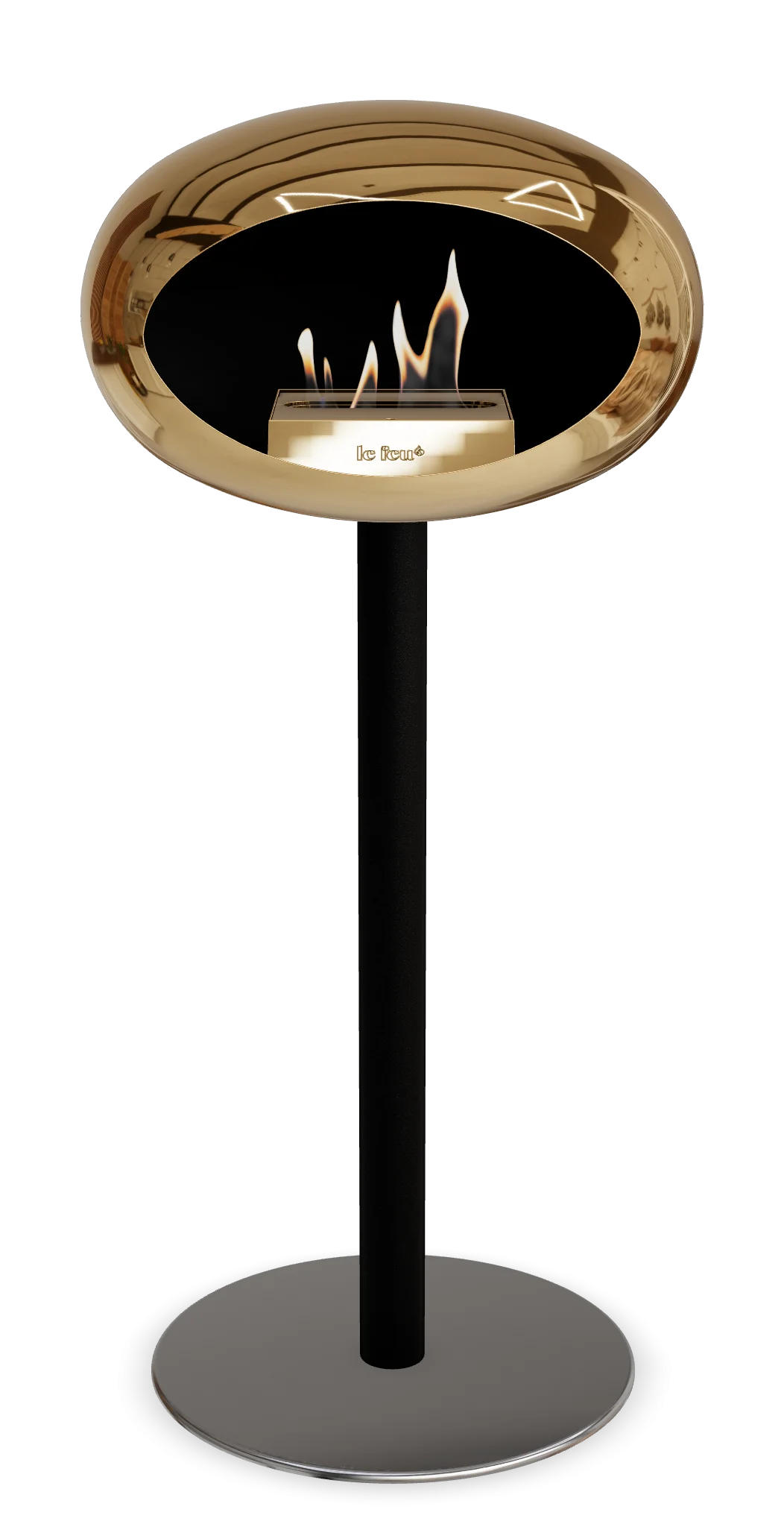 Le Feu Chromed Rose Gold Ground Steel High