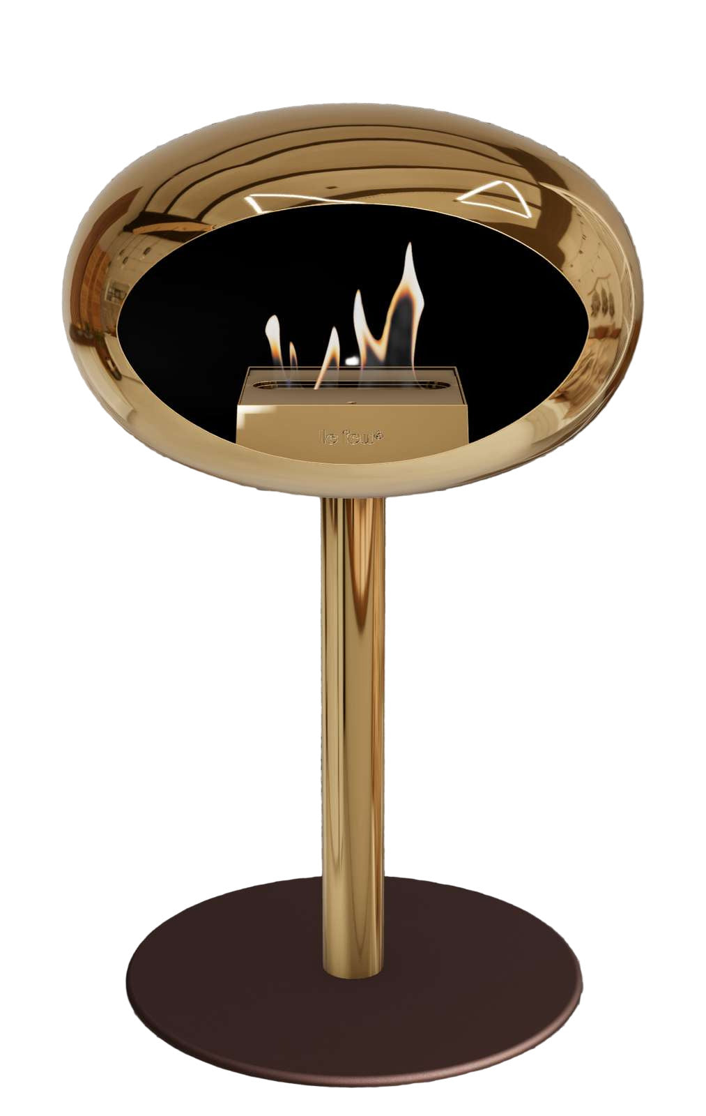 Le Feu Chromed Rose Gold Ground Steel Low