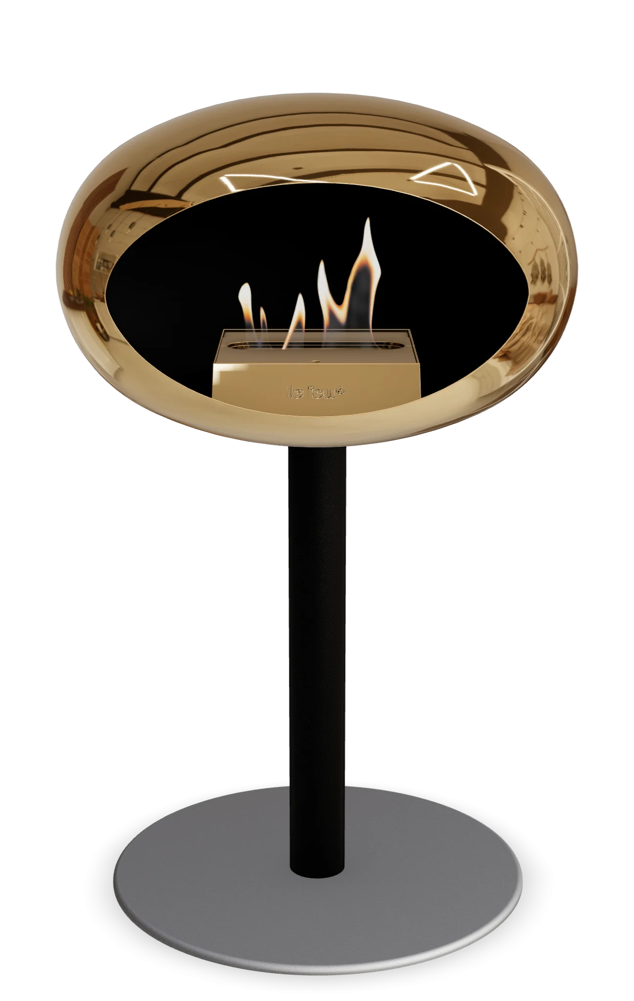 Le Feu Chromed Rose Gold Ground Steel Low