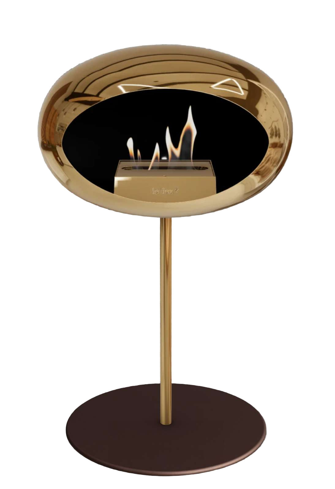 Le Feu Chromed Rose Gold Ground Steel Low