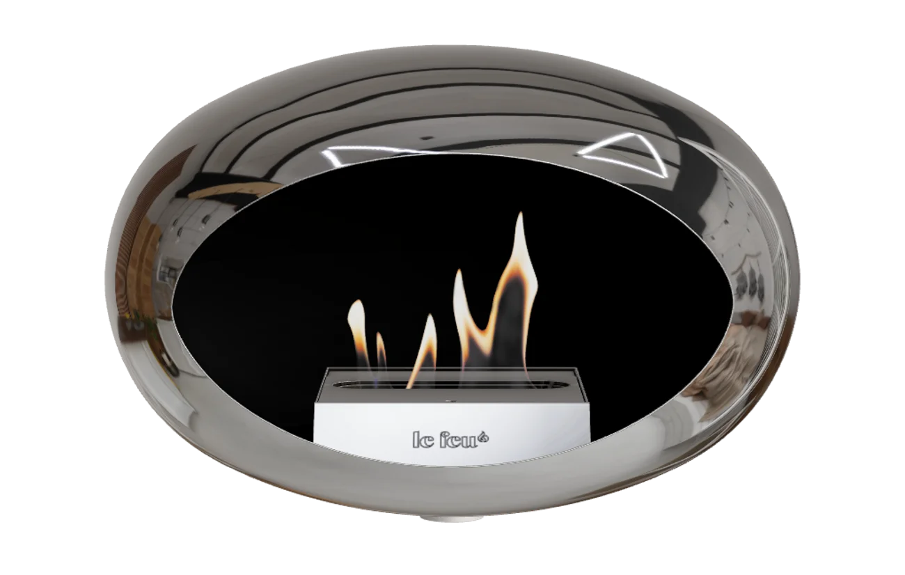 Le Feu Wall Chromed Silver