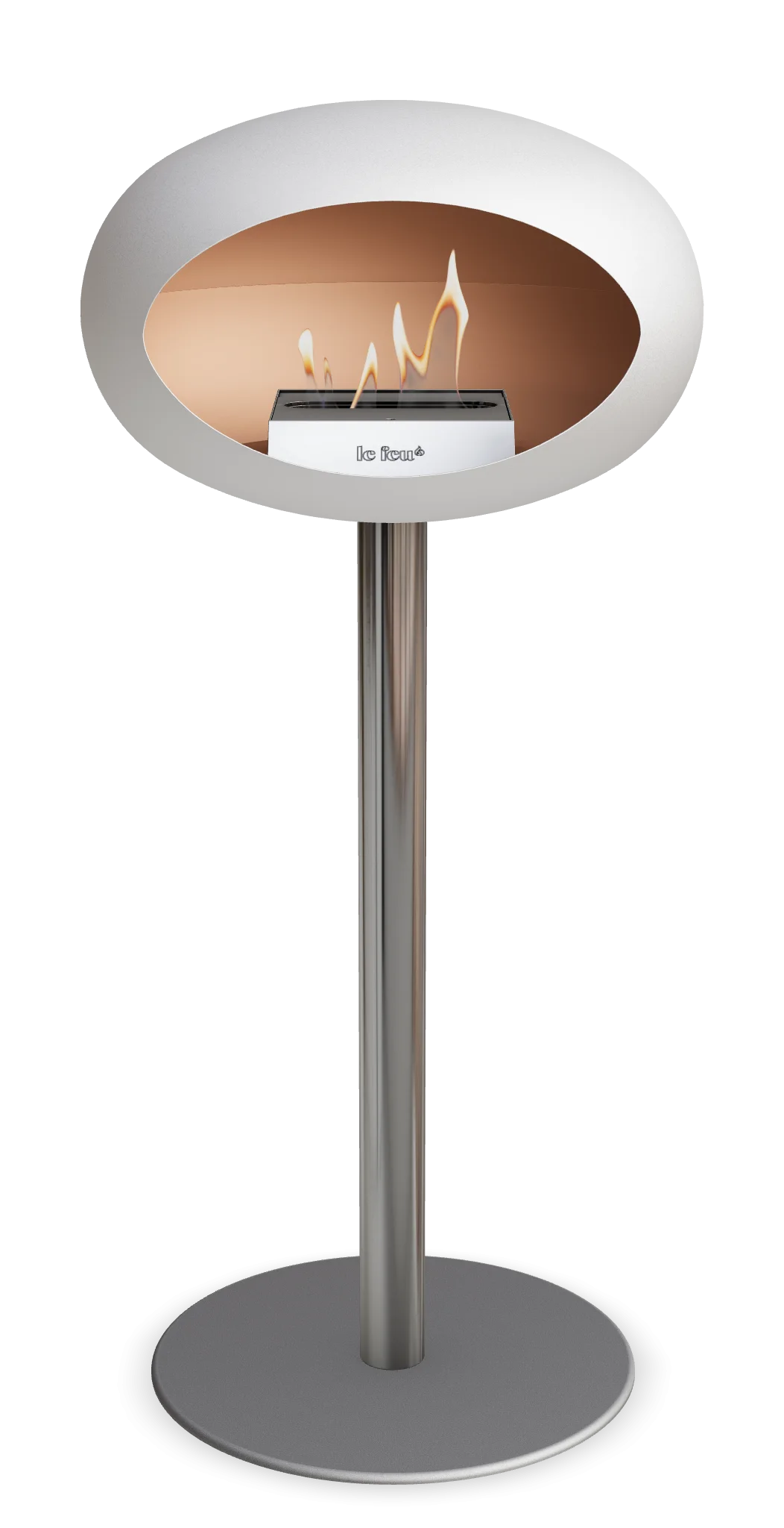 Le Feu White Ground Steel High