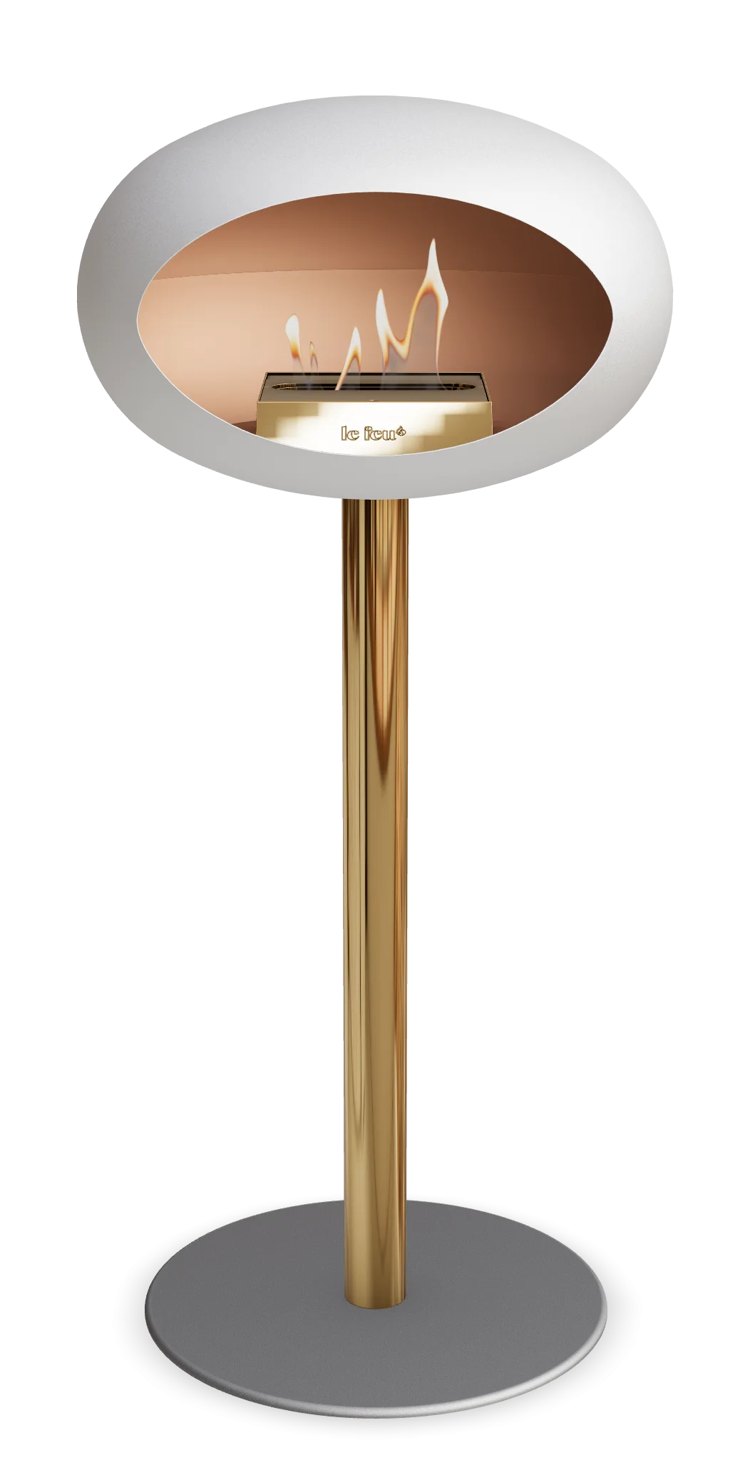 Le Feu White Ground Steel High