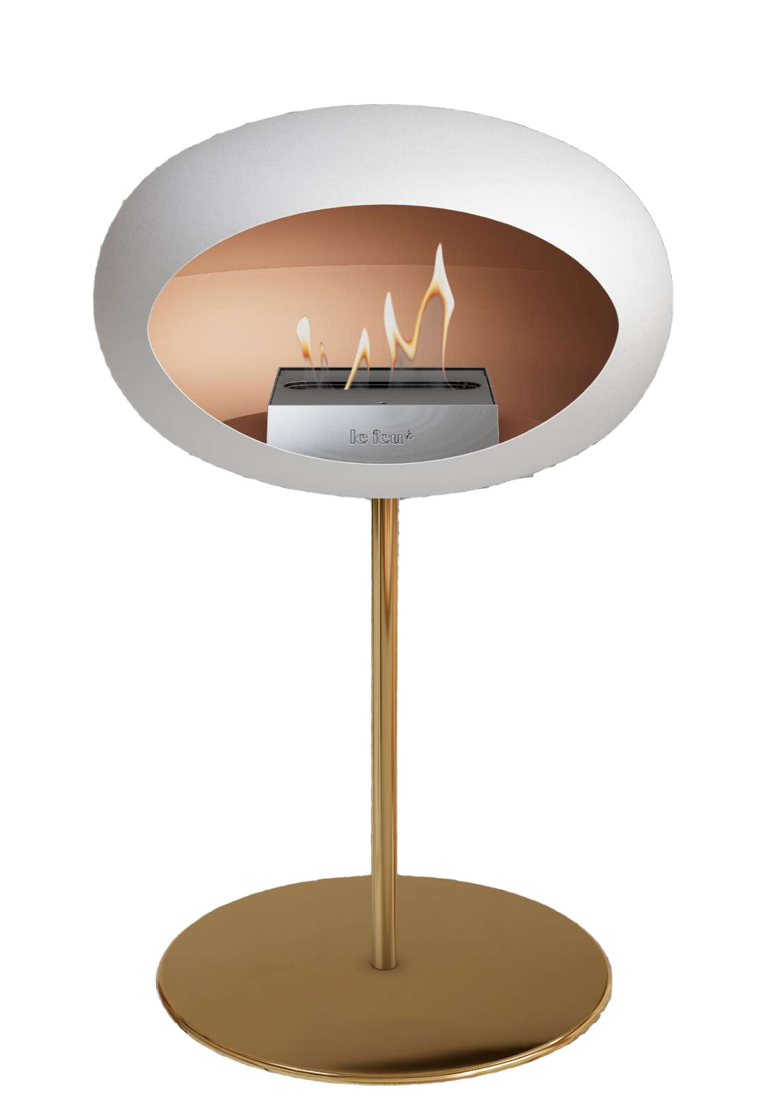 Le Feu White Ground Steel Low