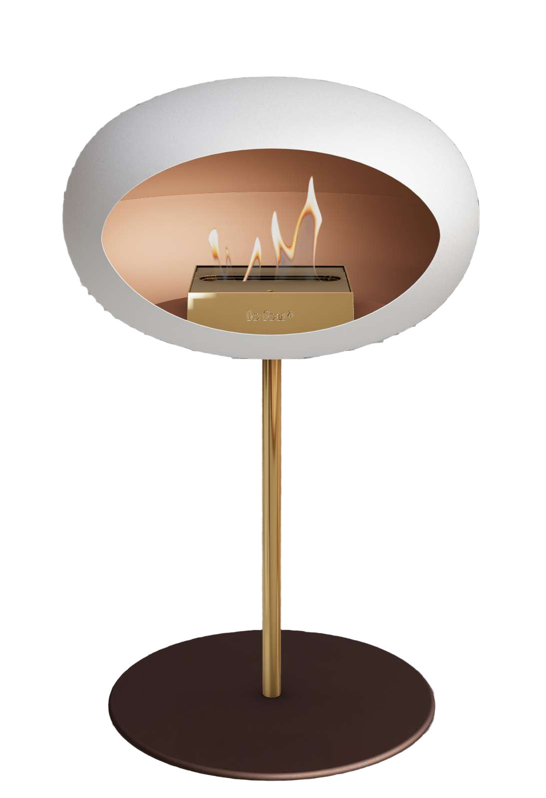 Le Feu White Ground Steel Low