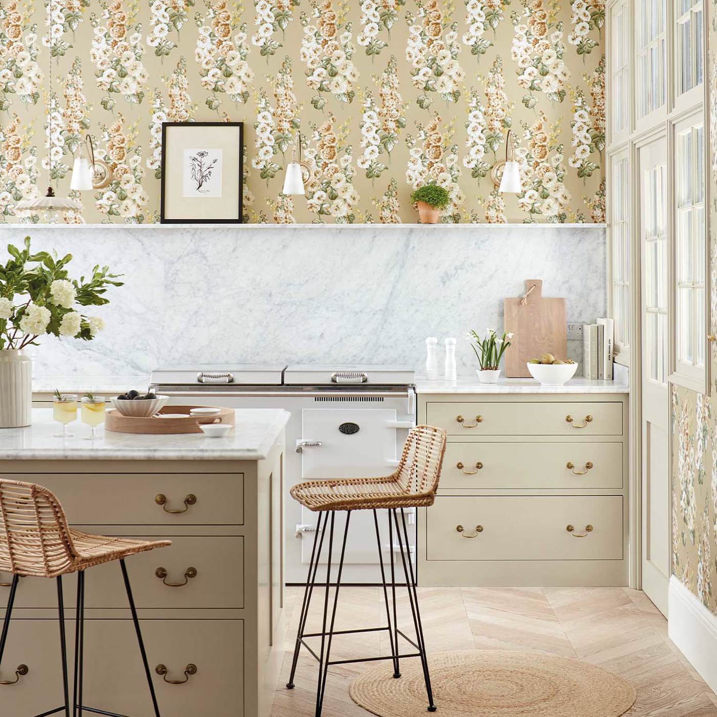 Sanderson Hollyhocks