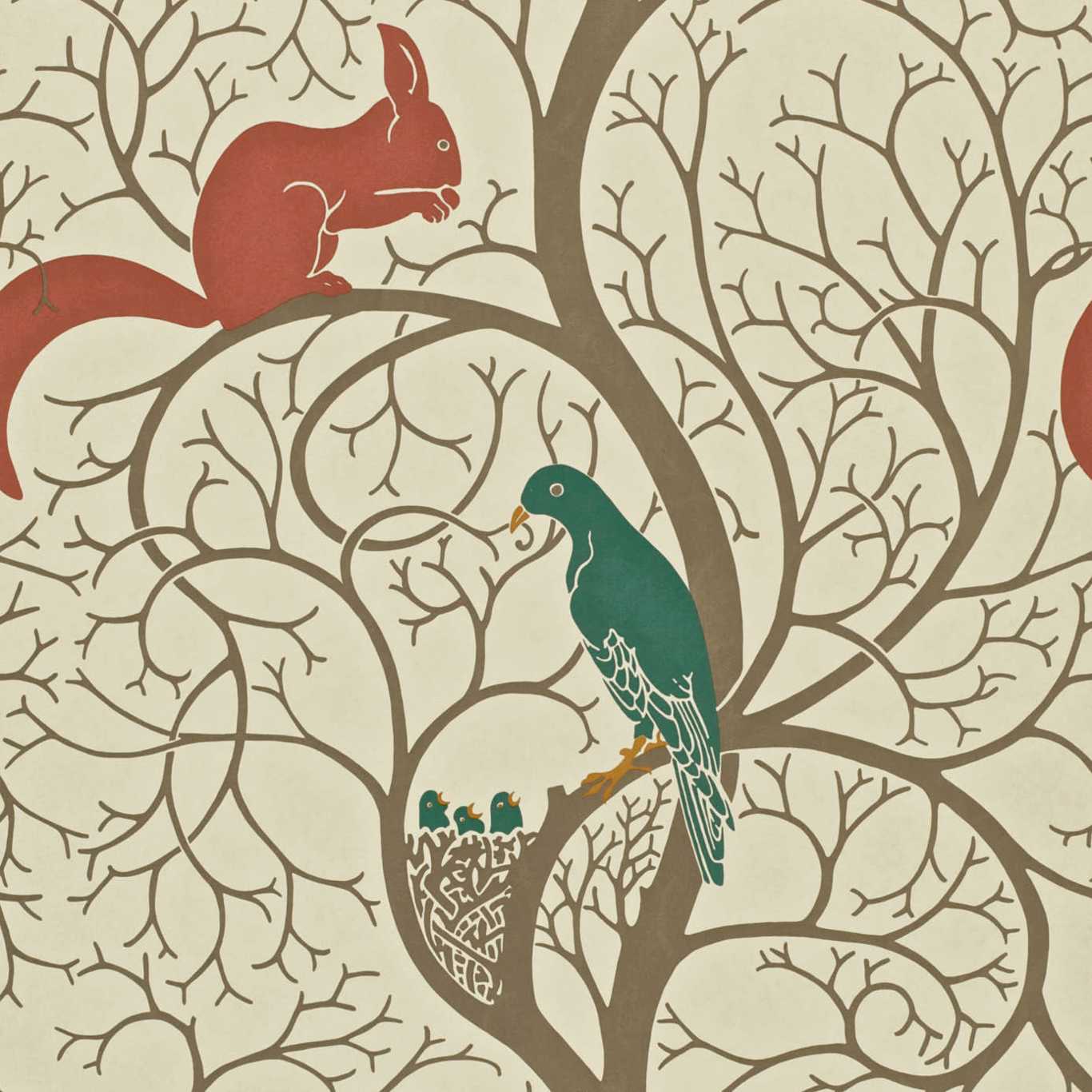 Sanderson Squirrel & Dove