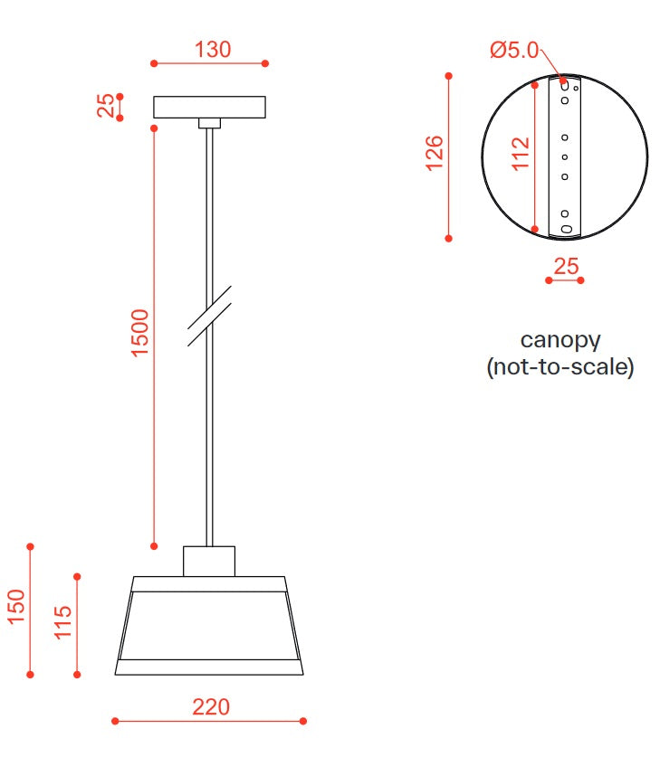 TOOY Lilly Hängelampen