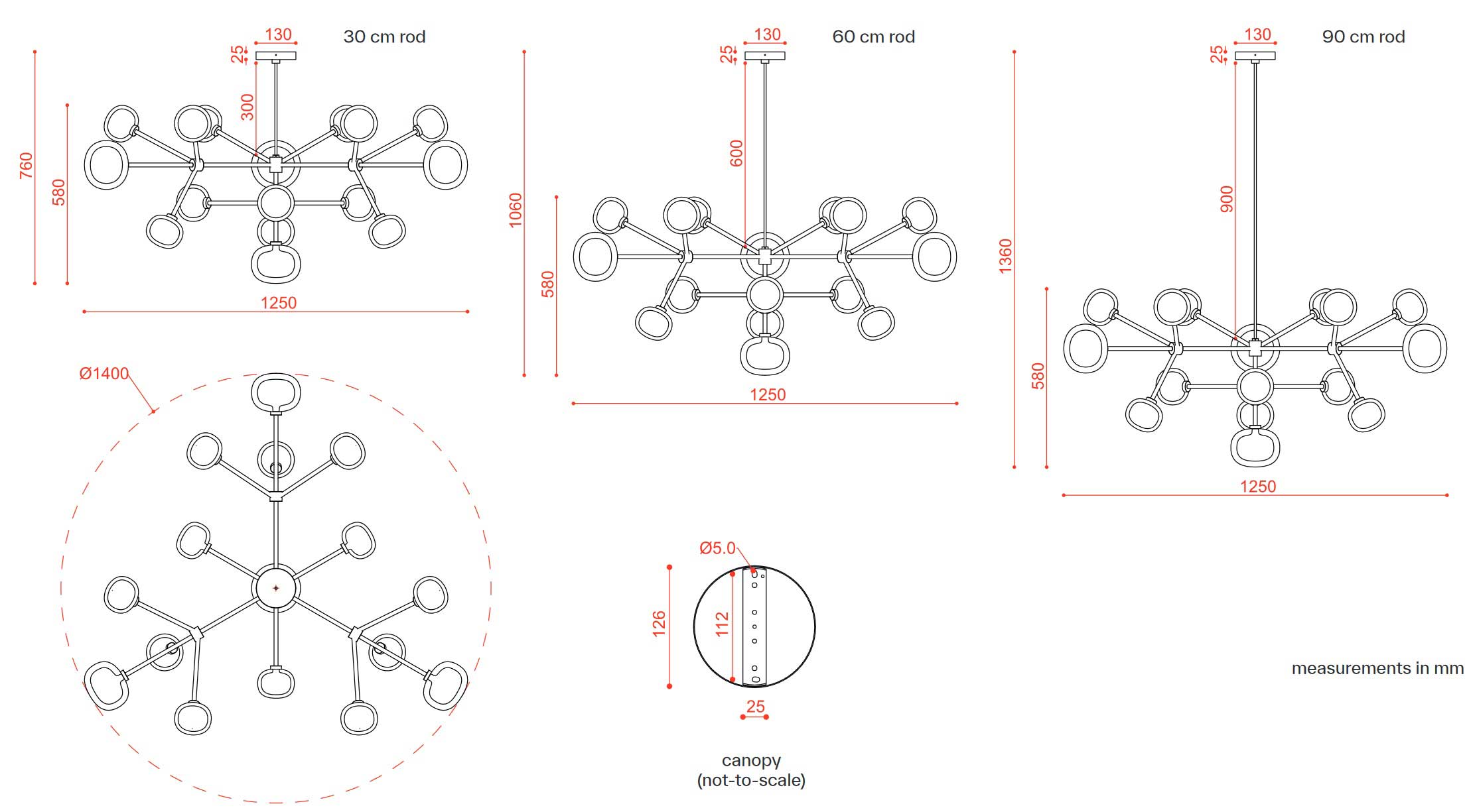 TOOY NABILA 552.16 Kronleuchter