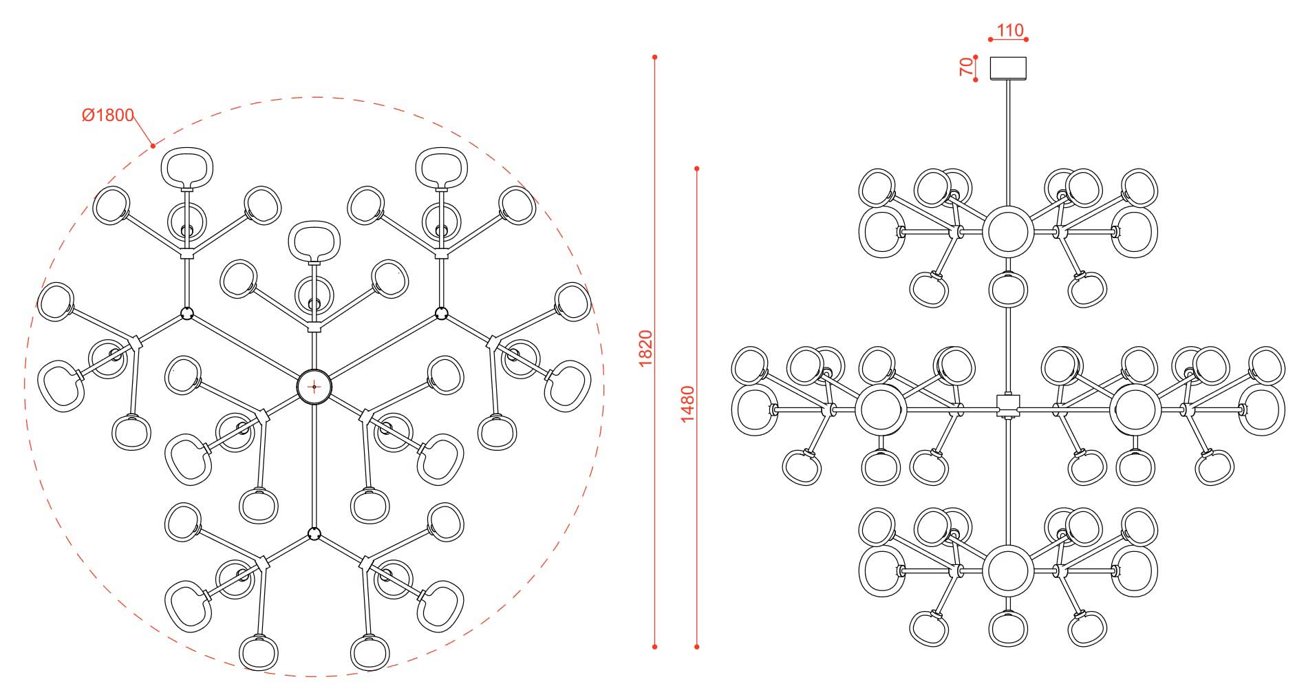 TOOY NABILA 552.48 Kronleuchter