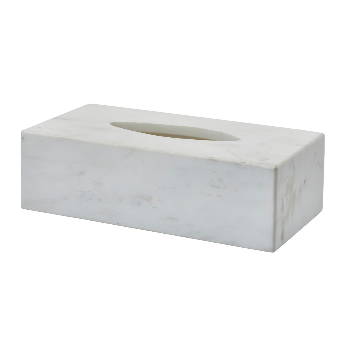 Aquanova HAMMAM Taschentuchbox in Weiß – Produktansicht.