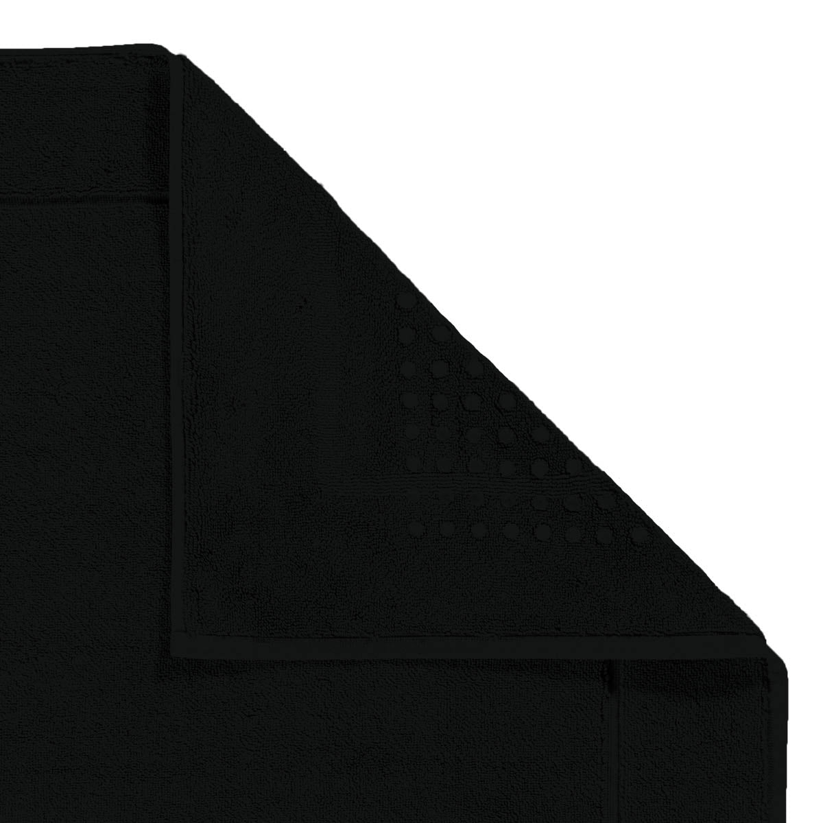 Aquanova LONDON Badteppich in Black – Produktansicht.