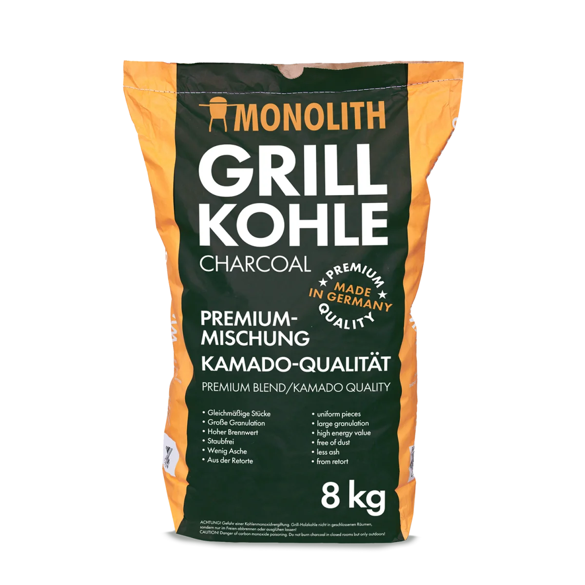 MONOLITH Grillkohle 8kg