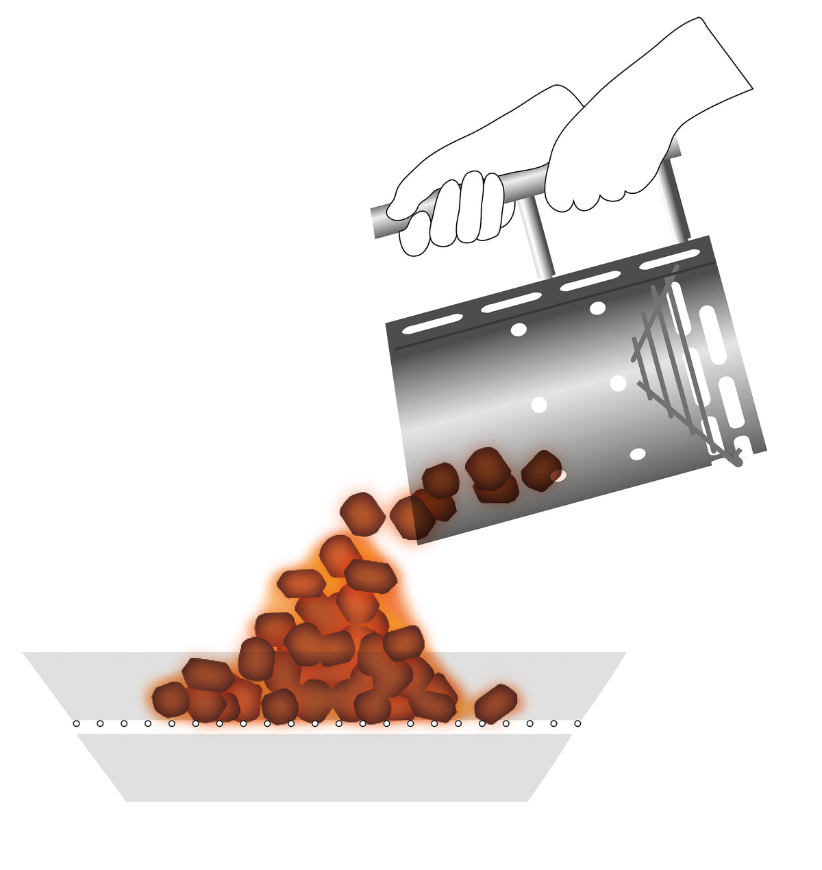 Höfats BBQ Starter – in der Hand