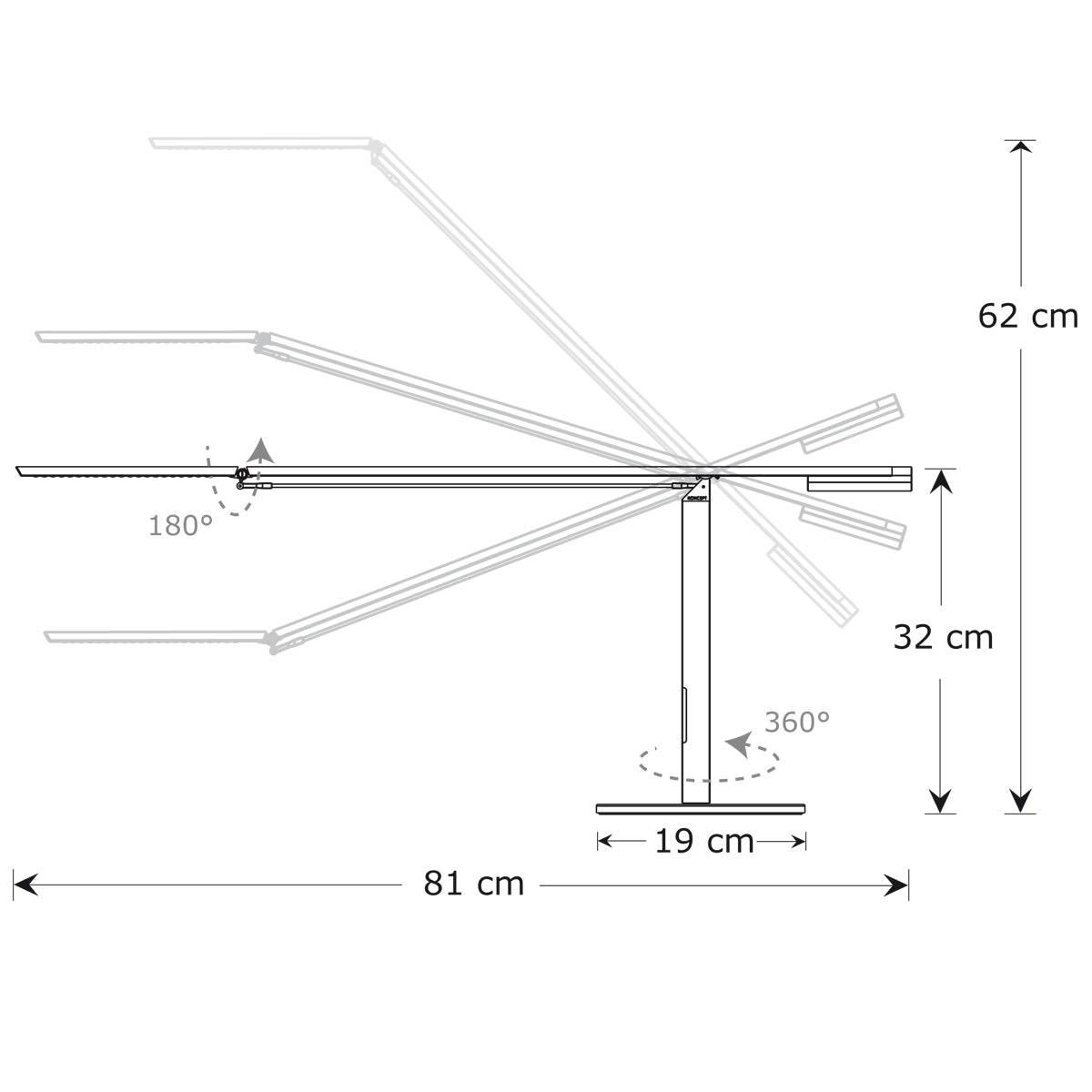 Koncept EQUO Tischlampe