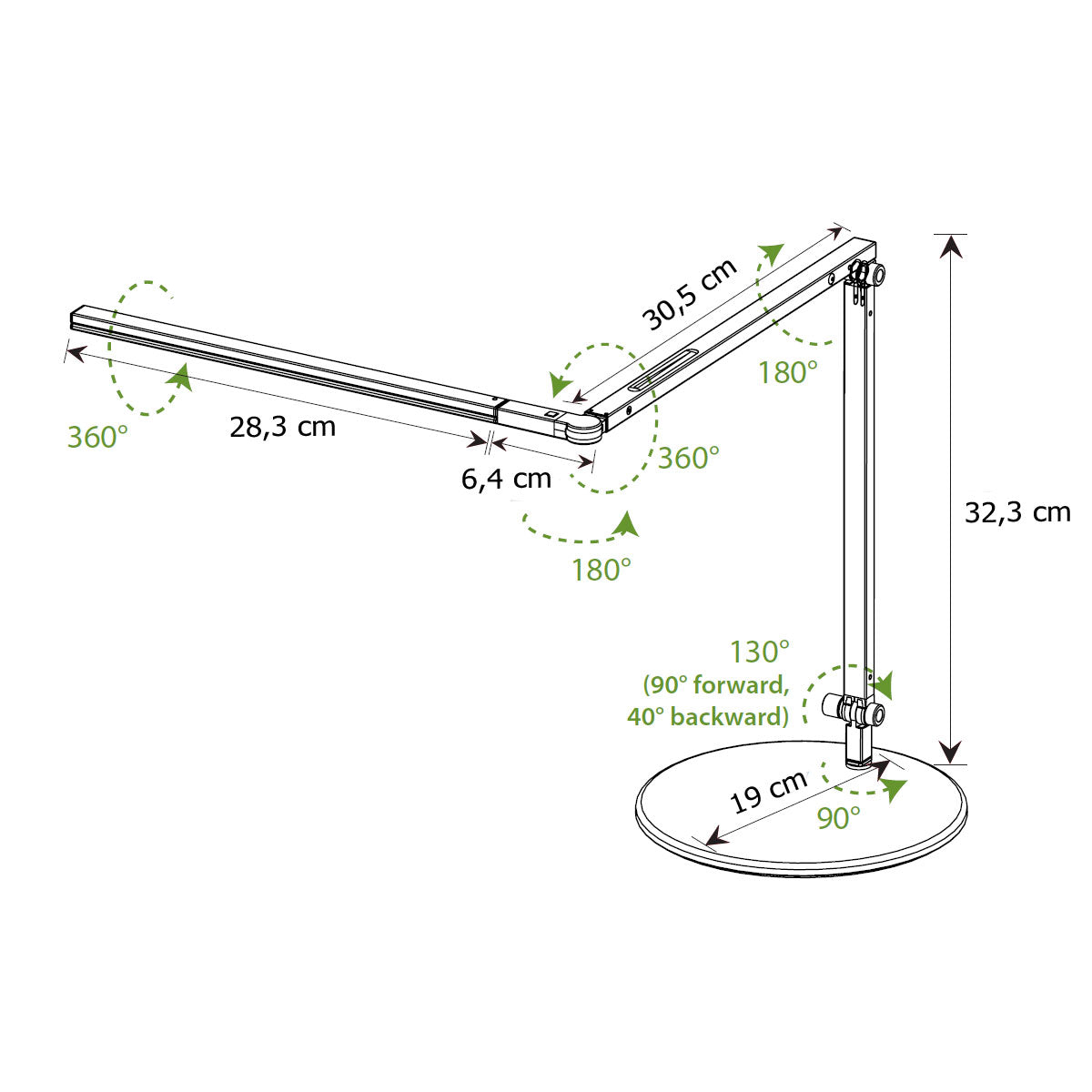 Koncept Z-BAR Mini Tischleuchte