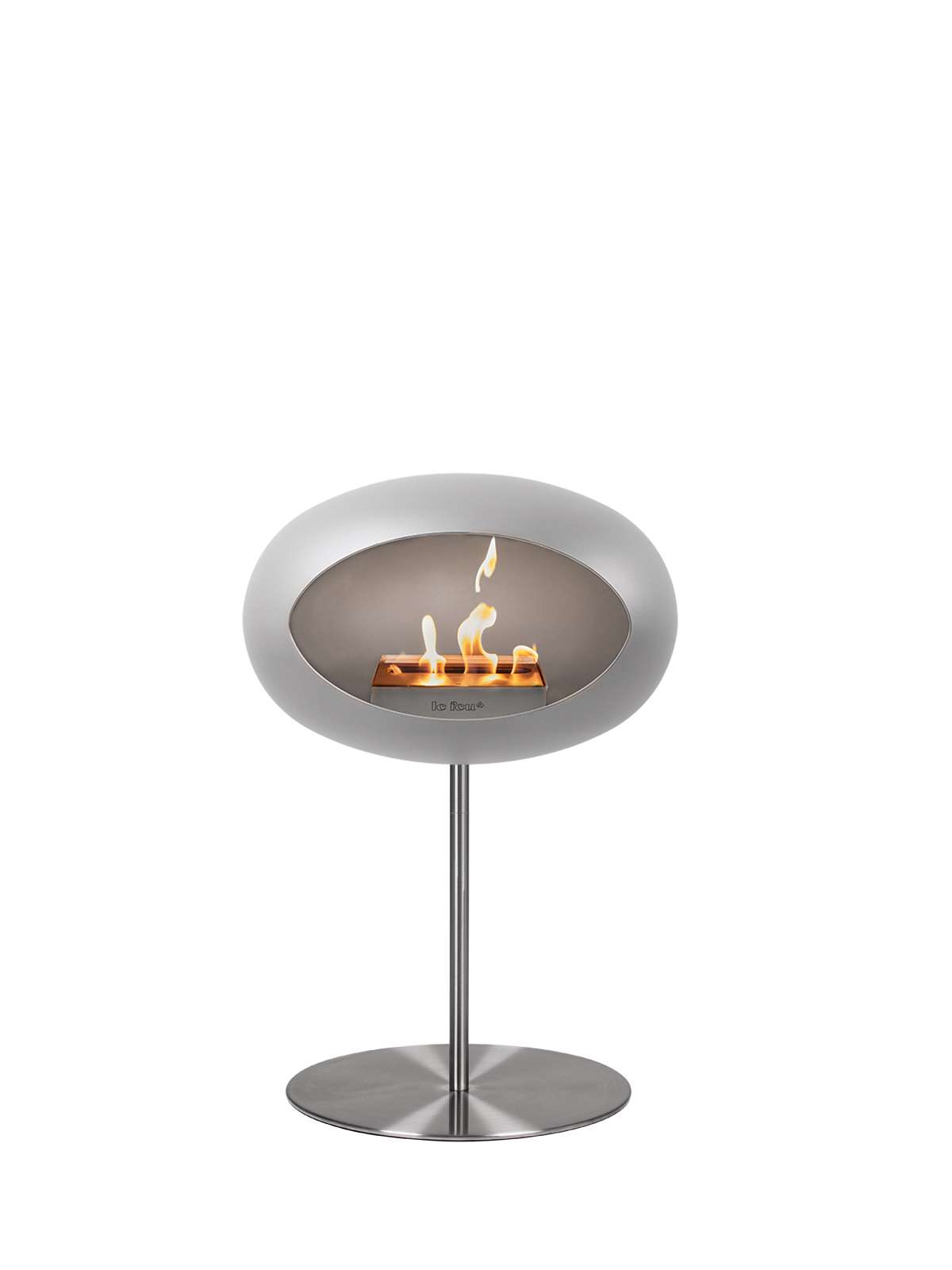Le Feu GROUND STEEL LOW Biokamin