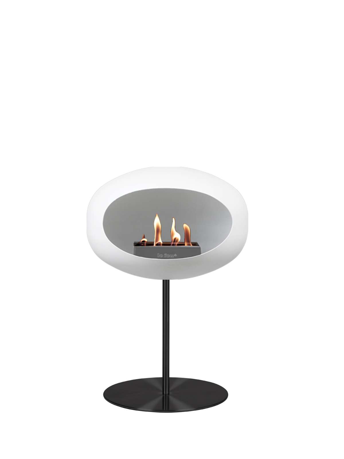 Le Feu GROUND STEEL LOW Biokamin