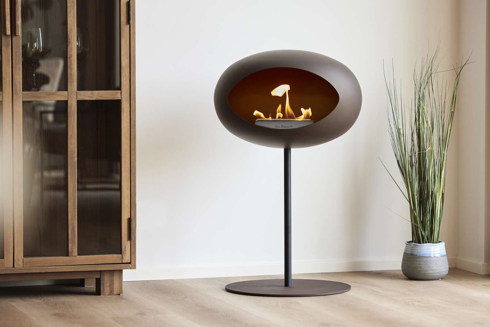 Le Feu GROUND STEEL LOW Biokamin