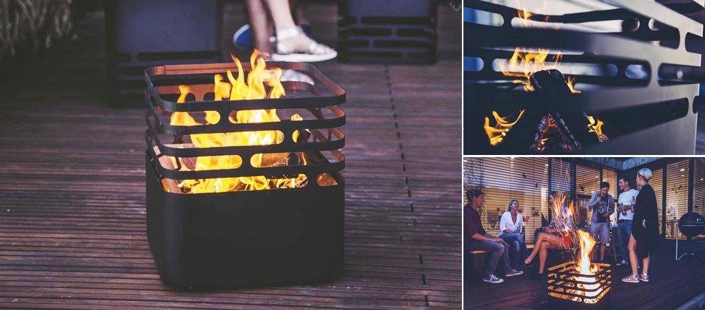 Höfats CUBE Feuerkorb und Grill