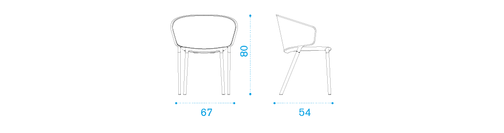 Ethimo Pluvia Dining armchair