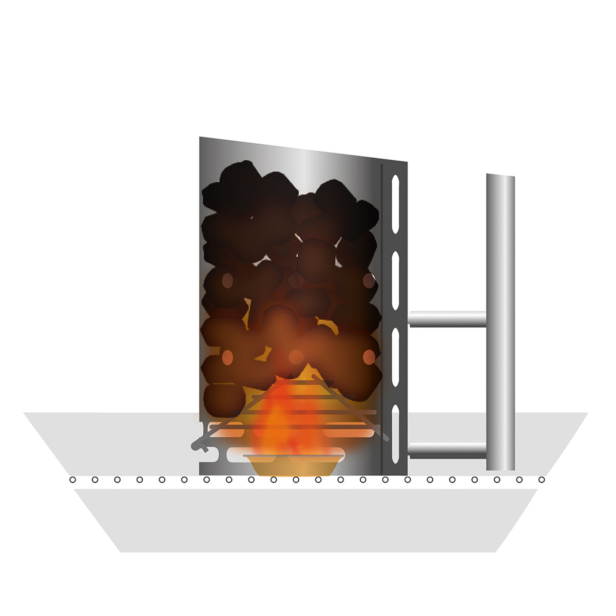 Höfats BBQ Starter – Anzündkamin für Holzkohle