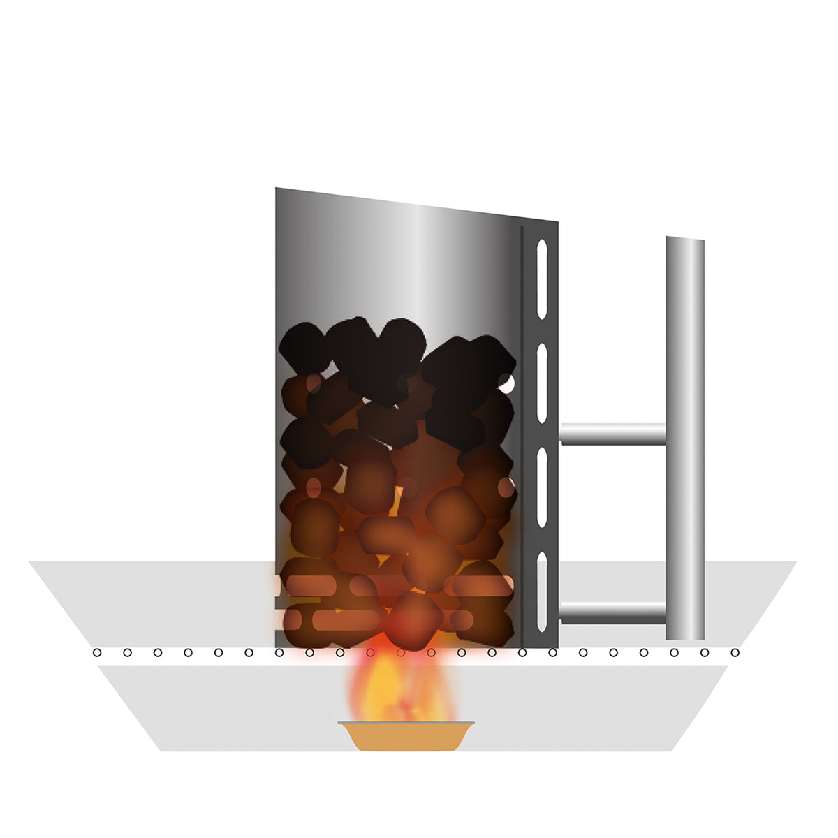 Höfats BBQ Starter – Anzündkamin für Holzkohle