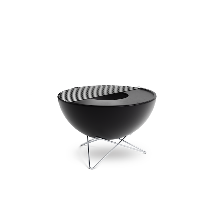 Höfats BOWL 57 Plancha-Grillset tief mit Sternfuß und Plancha-Grillplatte