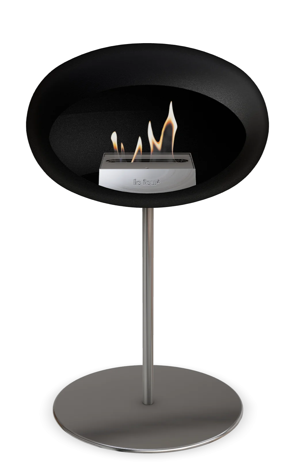 Le Feu Black Ground Steel Low