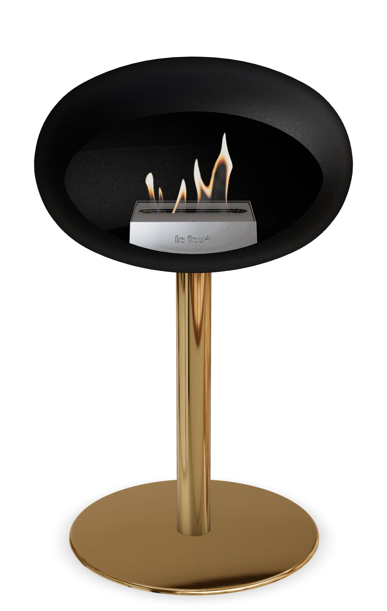 Le Feu Black Ground Steel Low