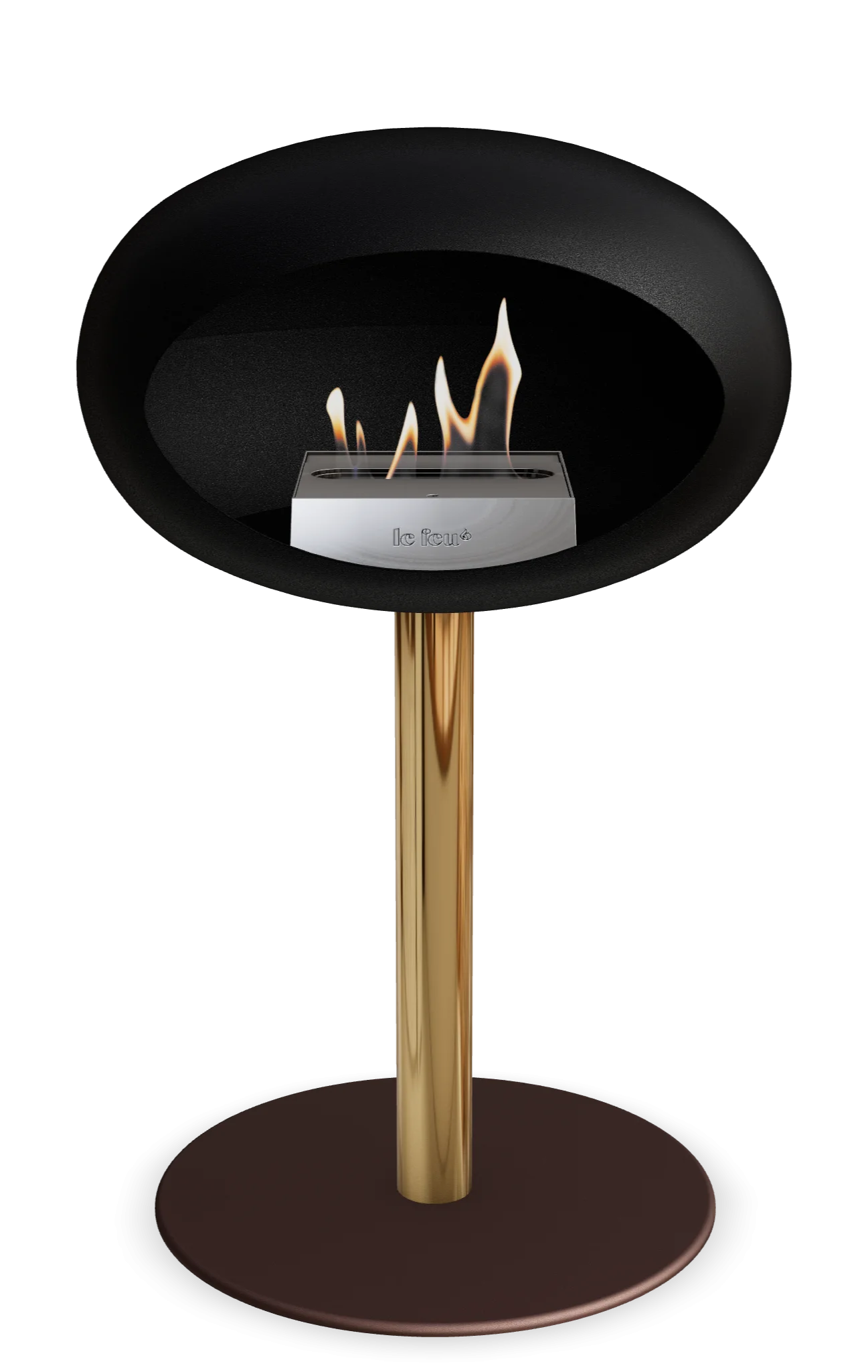 Le Feu Black Ground Steel Low