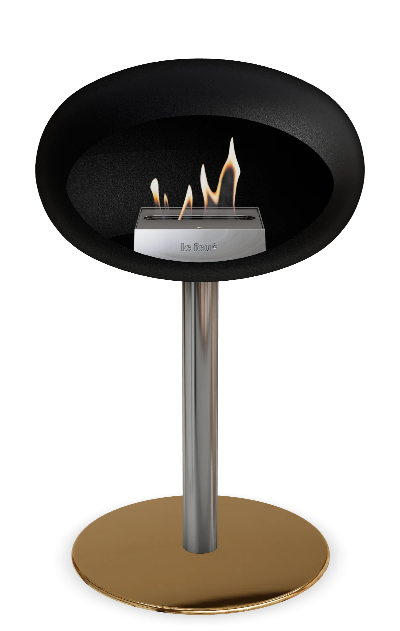 Le Feu Black Ground Steel Low