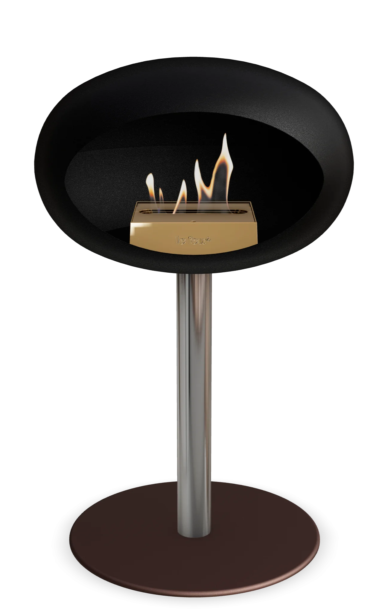 Le Feu Black Ground Steel Low
