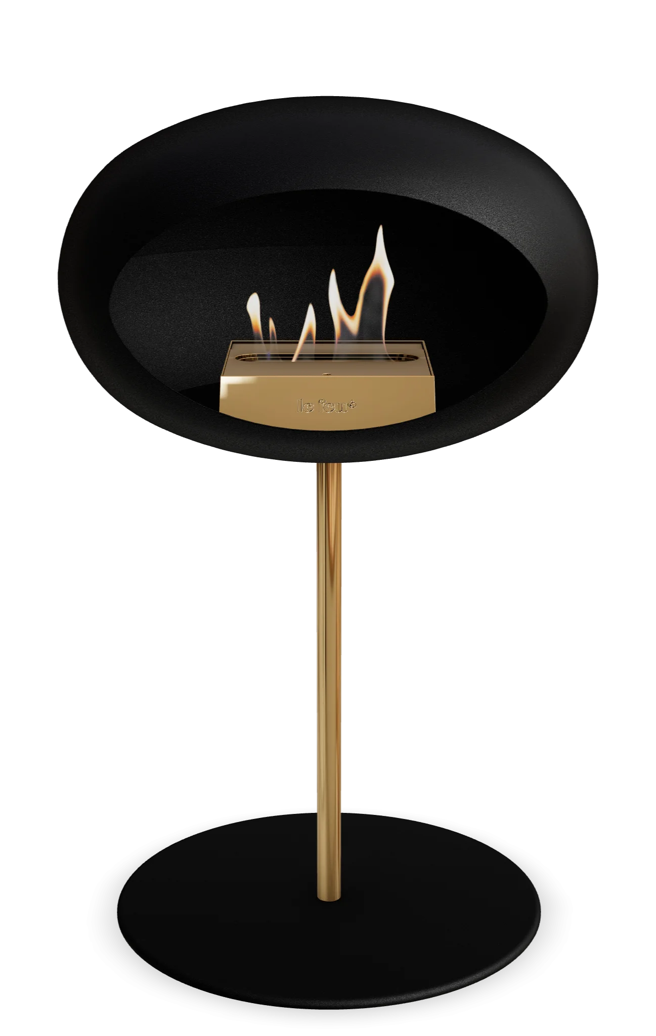 Le Feu Black Ground Steel Low