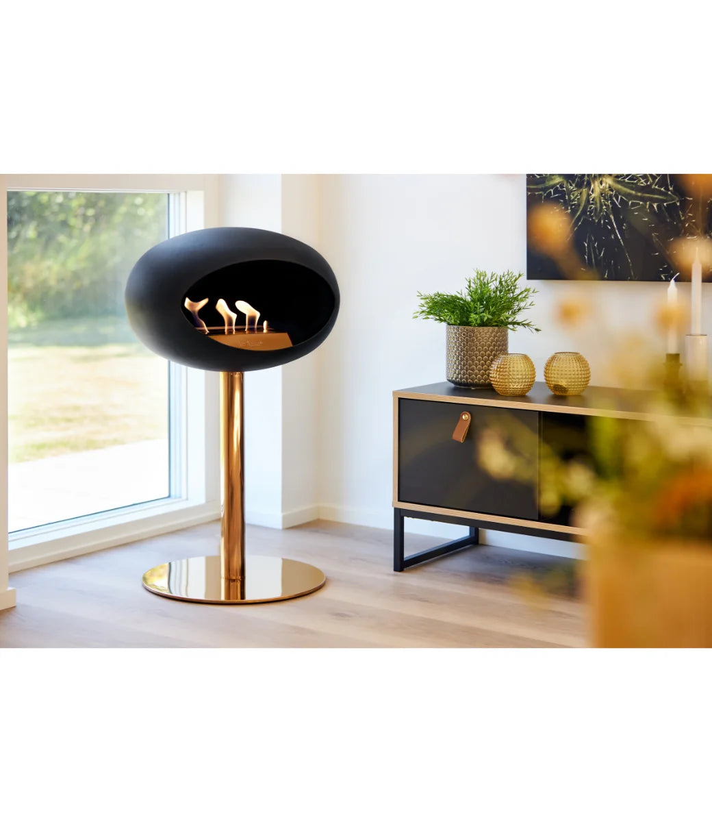Le Feu Black Ground Steel Low